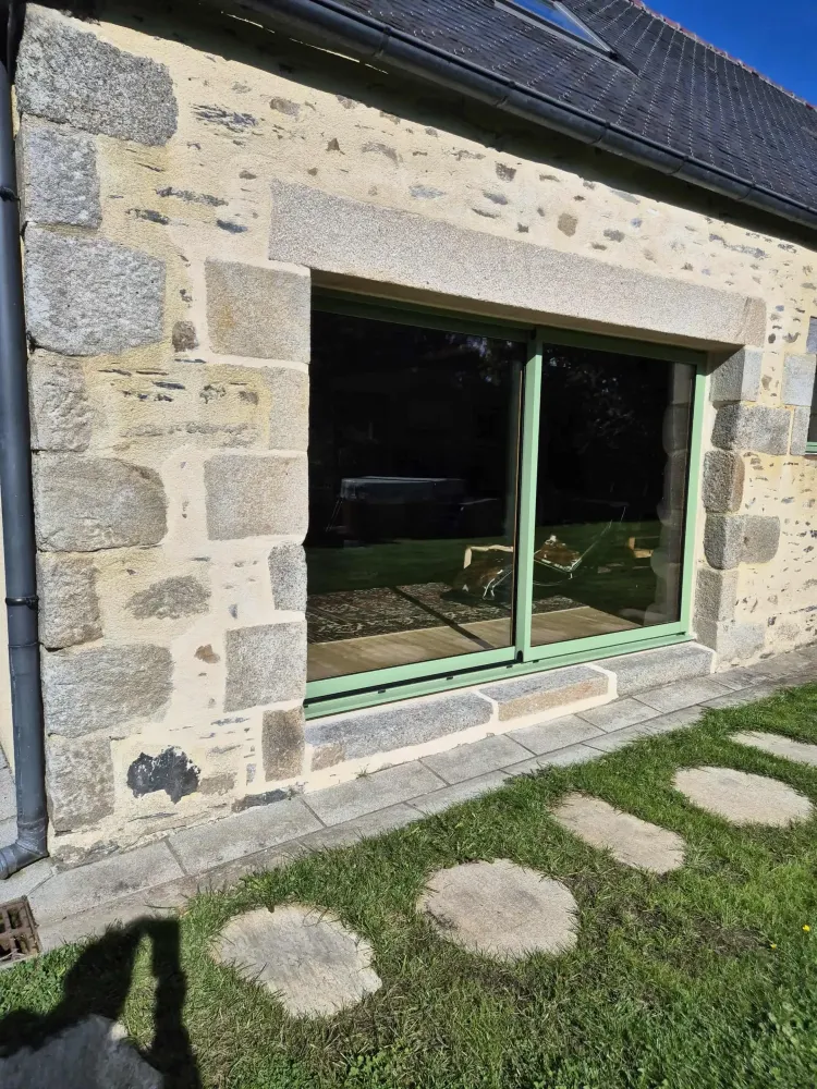 Ouverture mur à Plougonven