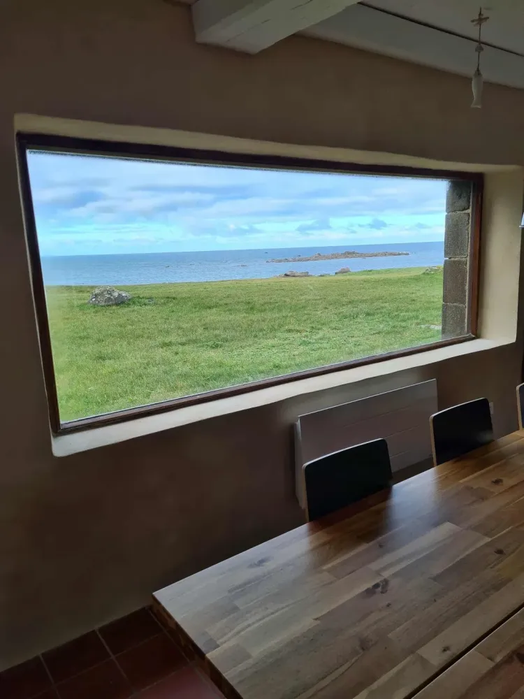 Enduit chaux et chanvre à Plougonven